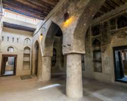 The entrance of the fort is followed by a prayer hall with a small opening pointing at Mecca.